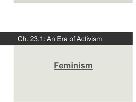 First wave feminism | PPT