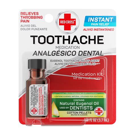 Red Cross Toothache Complete Medication Kit - Shop Oral Pain Relief at ...