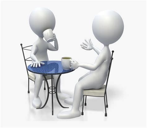 Conversation Clipart Two Person - Two People Talking Animation, HD Png ...