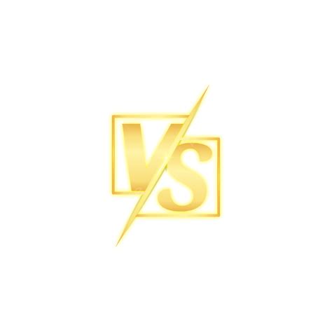 Battle Versus Vector Design Images, Golden Vs Versus Fight Battle Logo Transparent Background ...