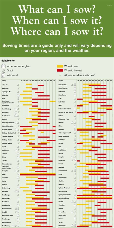 Vegetable Seeding Calendar 2025: A Comprehensive Guide To Planting Success - Design Printable ...