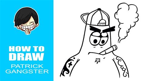 How to draw Patrick Gangstar - YouTube