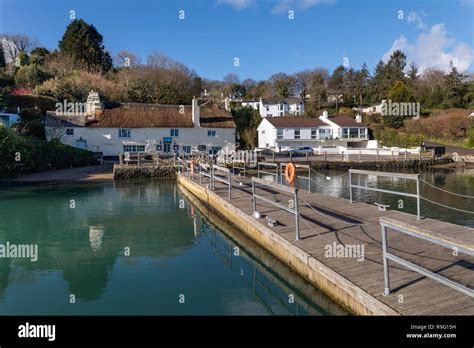 Pandora Inn; Restronguet Creek; Cornwall; UK Stock Photo - Alamy