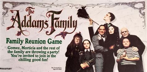 The Addams Family Reunion Board Game Gomez Morticia Thing Vintage ...