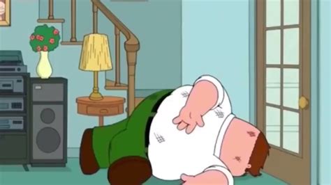 Every time Peter Griffin falls down the stairs Family Guy - YouTube