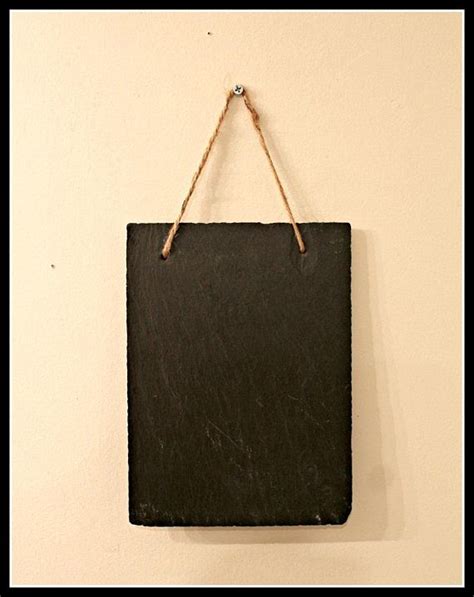 Blank Slate Plaque Wall Hanging Slate Wall Decor Slate Craft | Etsy | Wall hanging, Slate wall ...