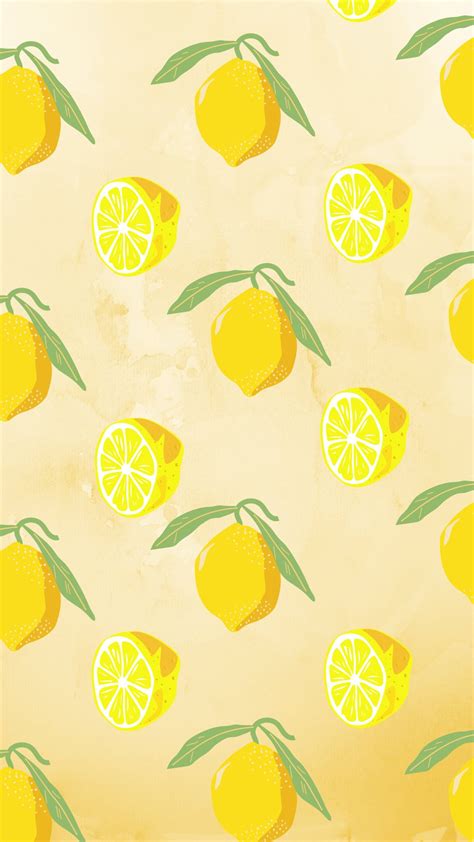 Lemon Phone Backgrounds Phone/ Wallpaper/ Lemons/ Phone Background ...