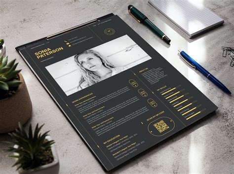 Black Resume Template by Pro Resume on Dribbble