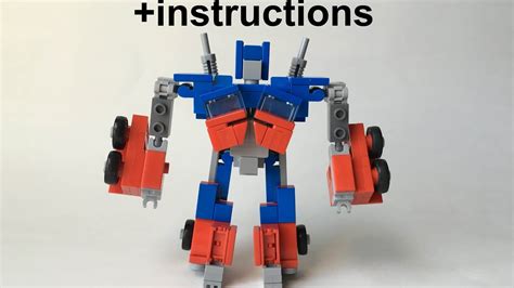 Lego Transformers movie Optimus Prime (with LDD instructions) - YouTube