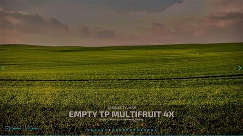 Empty TP MultiFruit 4x Map V1.0 FS22 Mod | Farming Simulator 22 Mod