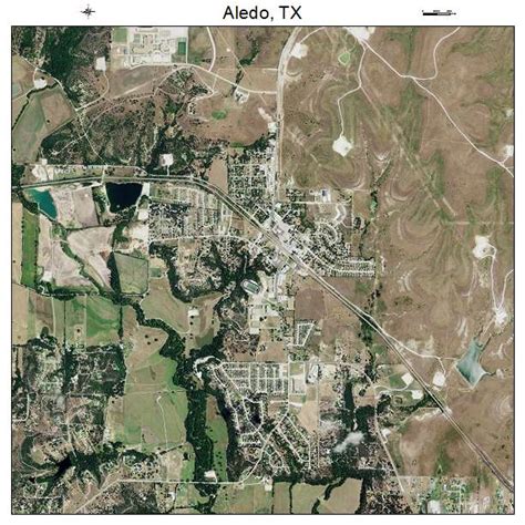 Aerial Photography Map of Aledo, TX Texas