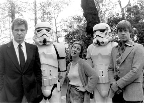 The Original Star Wars Cast Seen Just Before Filming ~ Vintage Everyday