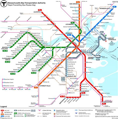 Boston Subway - The "T" - Boston Public Transportation - Boston ...