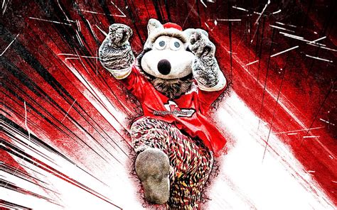 1179x2556px, 1080P Free download | KC Wolf, grunge art, mascot, Kansas ...