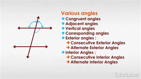 Geometry Angles Relationships