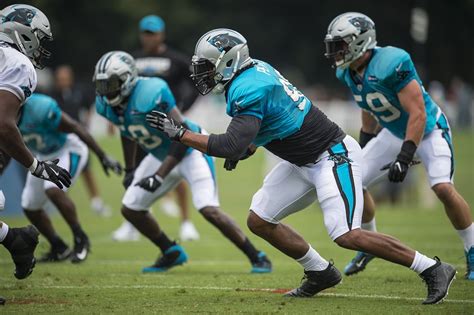 Christian McCaffrey "doing his thing" at training camp