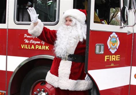 Santa Tour on a Fire Truck 2021 | Orange County, CA