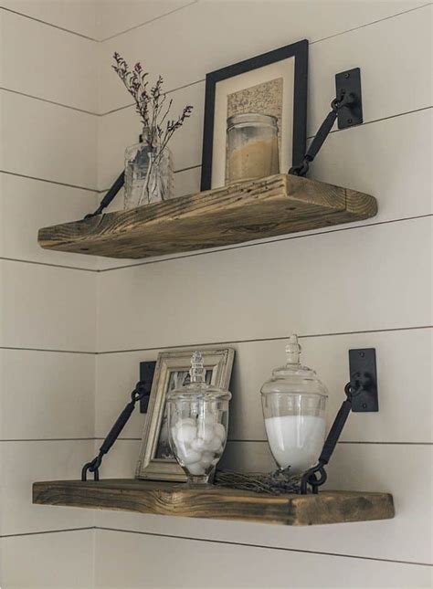 Deep Rustic Floating Shelves Bathroom Storage | My XXX Hot Girl