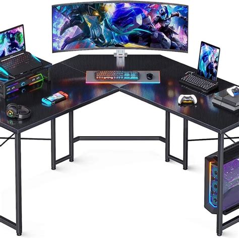 ODK L Shaped Gaming Desk, 51 Inch Computer Pc Gaming Desk, Computer ...