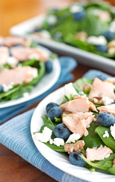 Roasted Salmon Spinach Salad - 2teaspoons