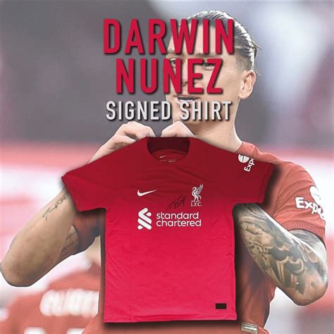 Darwin Núñez Liverpool Signed Official Shirt - CharityStars