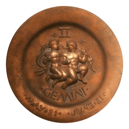 Gemini Zodiac Sign | Glossary | Medallic Art Collector