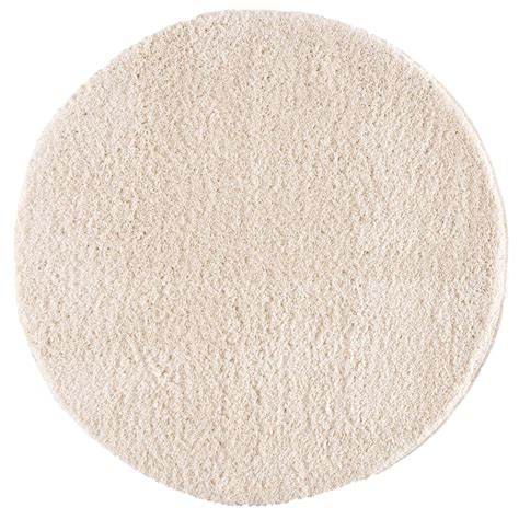 Round rug - Cudillero (beige) - Shaggy rugs