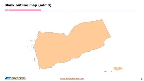 Yemen Map with 21 Governorates and one Municipality - Editable ...