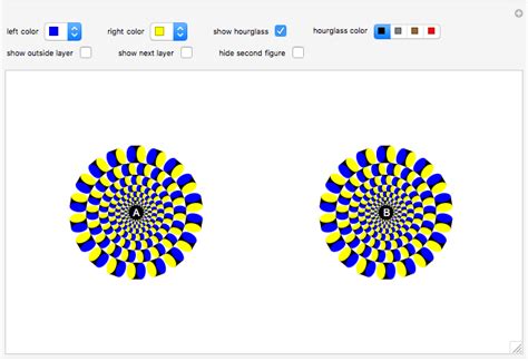 Spinning Circles Optical Illusion - Wolfram Demonstrations Project