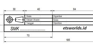 Ukuran Etiket Gambar Teknik A4 Form Arizona - IMAGESEE