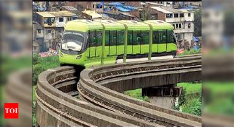 Chembur-Wadala monorail back on tracks from September 1 | Mumbai News - Times of India