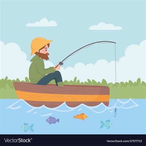 Top 188+ Fishing man cartoon - Tariquerahman.net