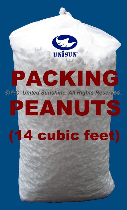 PACKING PEANUTS 14 cbf Plastic Foam Space Filler – UNITED SUNSHINE BUBBLE WRAP, PACKING ...