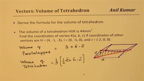 Tetrahedron Volume