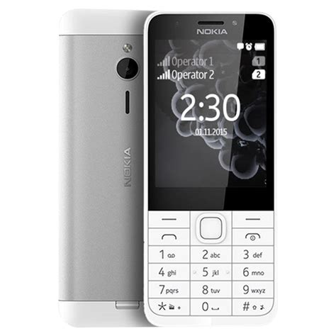 Nokia 230 Dual Sim GSM 16MB RAM Dark Silver - Buy Online