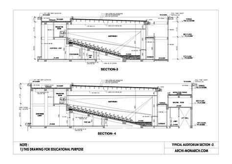 TYPICAL AUDITORIUM SECTION TWO ⋆ Archi-Monarch