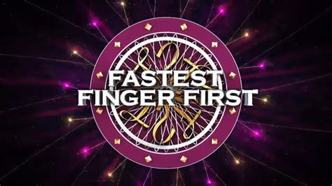 Fastest Finger First | UK Gameshows Wiki | Fandom