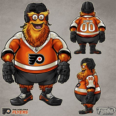 Philadelphia Flyers Mascot Design Gritty - Flyland Designs, Freelance Illustration and Graphic ...