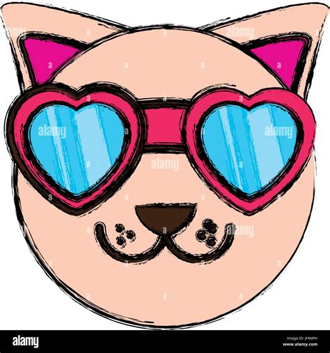 Cartoon Cat With Glasses Stock Photos & Cartoon Cat With Glasses Stock Images - Alamy