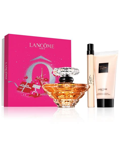 Lancome 3-Pc. Tresor Moments Gift Set | Beauty box christmas, Beauty gift sets, Holiday beauty