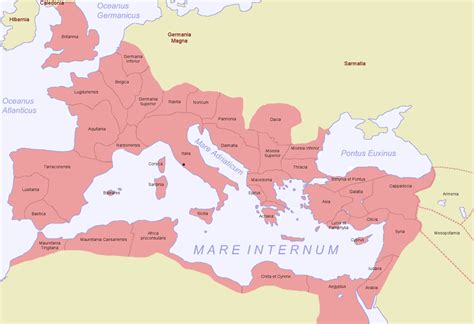 Provinces of the Roman Empire in 116 - Full size