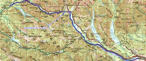 Snoqualmie Pass Central Map