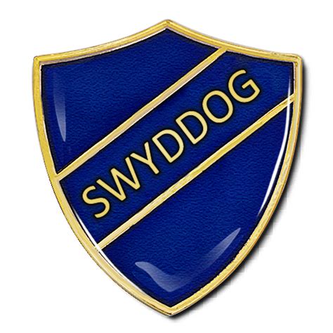 Swyddog Shield Badge by School Badges UK