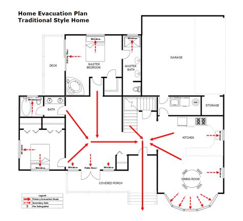 Fire Escape Plan Maker - Make Fire Pre-Plan Templates for Pre-Incident ...