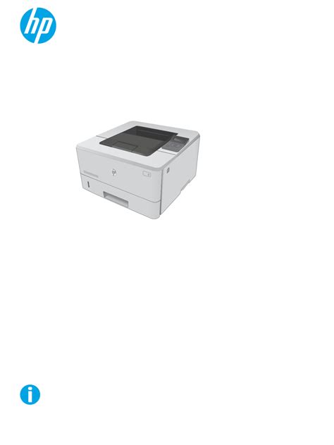 User manual HP LaserJet Pro M402n (English - 124 pages)