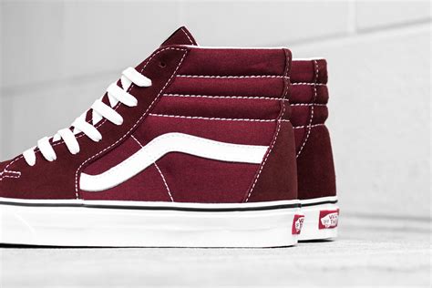 Vans Sk8-Hi "Burgundy" // Available Now | Nice Kicks