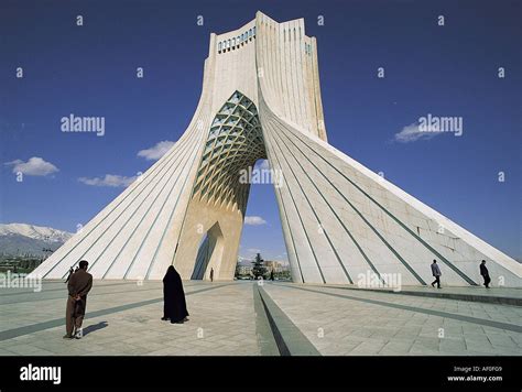 Azadi Square in Tehran Iran Stock Photo - Alamy