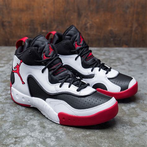 jordan men jordan pro rx white gym red black