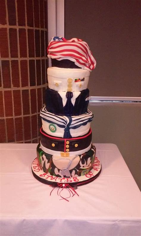 Special Military Cake Today for our local Veteran - CakesDecor