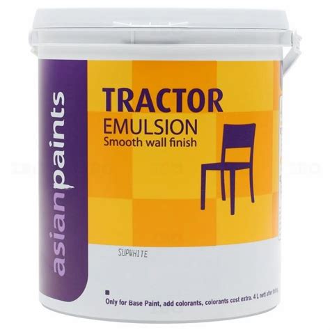 1L Asian Paints Tractor Emulsion Smooth Wall Finish Paint at Rs 169/bucket | Asian Paints in ...